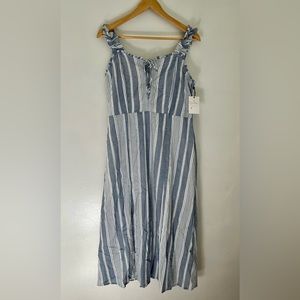 Japna | Striped Slit Dress